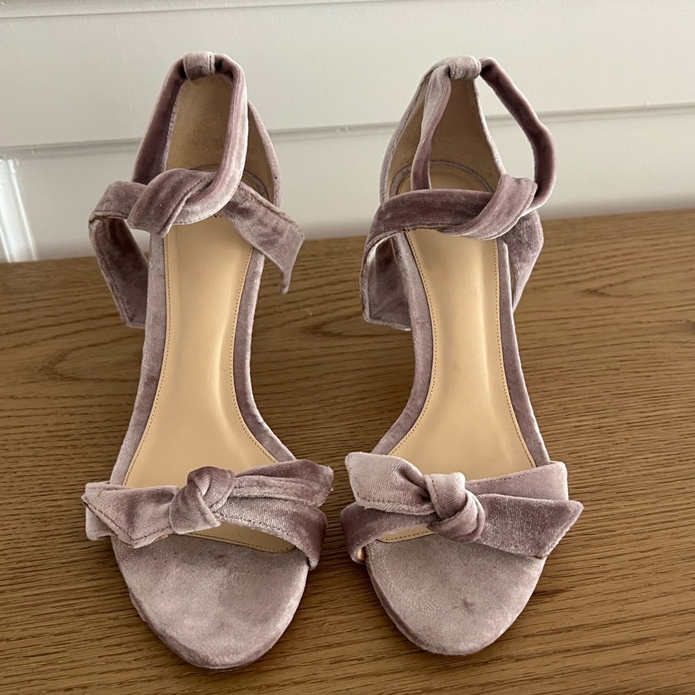 Alexandre Birman Pink Stiletto Heels with Bow Detail size 38